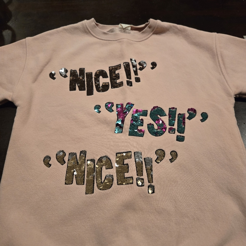 ✨️Kids Zara Graphic Sweatshirt - Pink